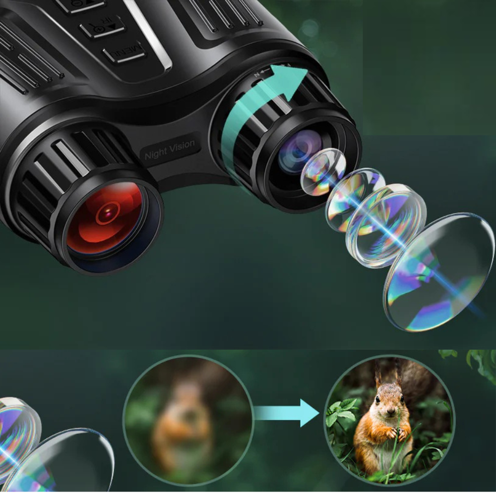Night Vision Binoculars 300M Infrared  with 36MP Photo and 4K Video | NV2180