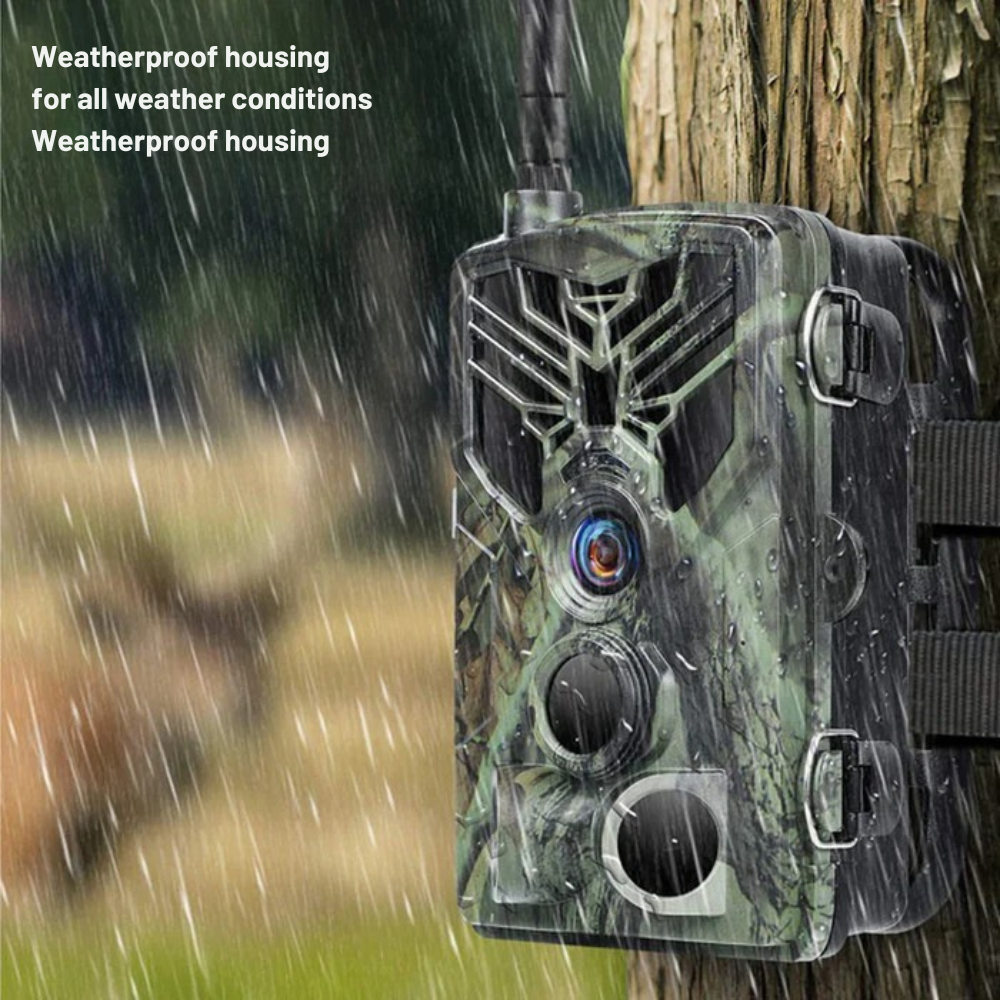 Connected Hunting Camera with SMS/MMS Alert -Real-Time Monitoring
