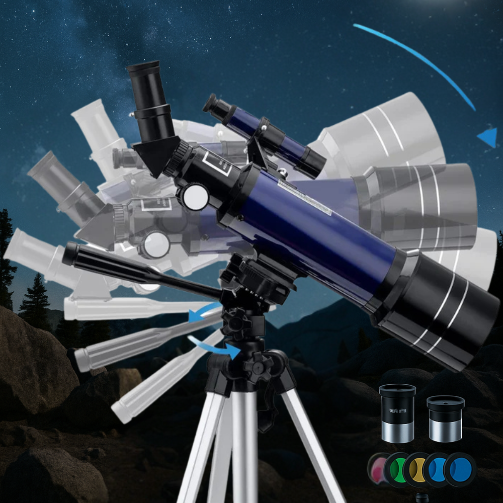 Astronomical Telescope – Moon & Star Observation + Smartphone Mount