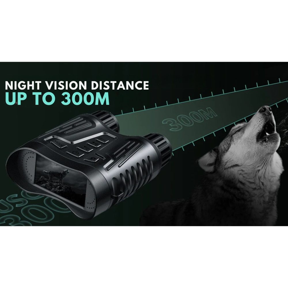 Night Vision Binoculars 300M Infrared  with 36MP Photo and 4K Video | NV2180