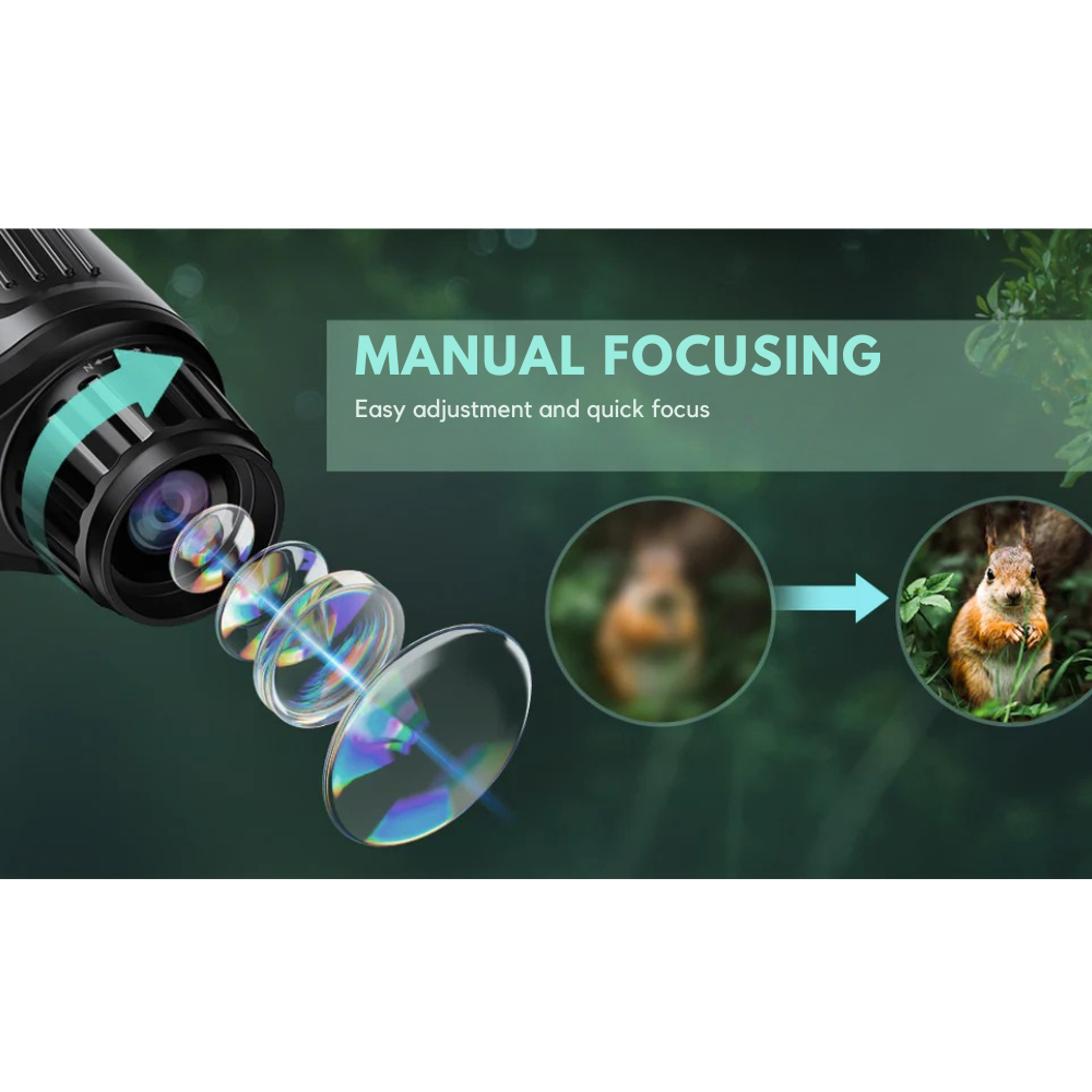 Night Vision Binoculars 300M Infrared  with 36MP Photo and 4K Video | NV2180