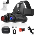 Night Vision Binoculars 3D 4K  , 7 Levels with 32GB Card Headband