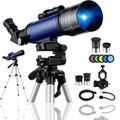 Astronomical Telescope – Moon & Star Observation + Smartphone Mount