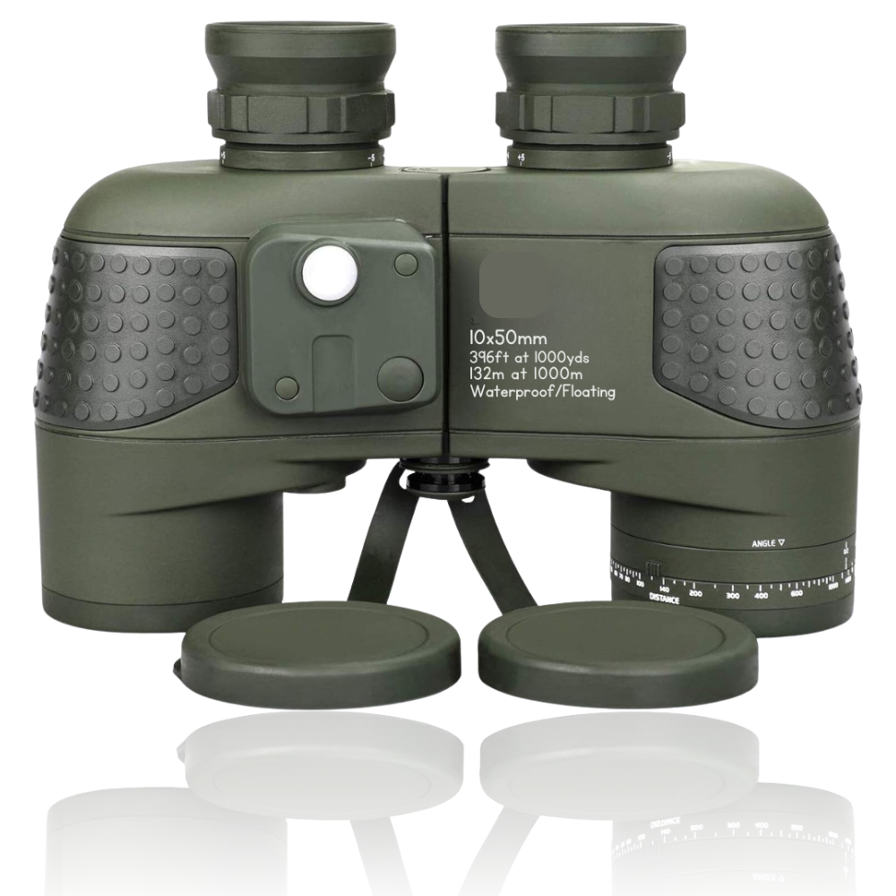 Military Binoculars 10x50 – Night Vision, Rangefinder & Built-in Compass – Waterproof & Ultra-Rugged
