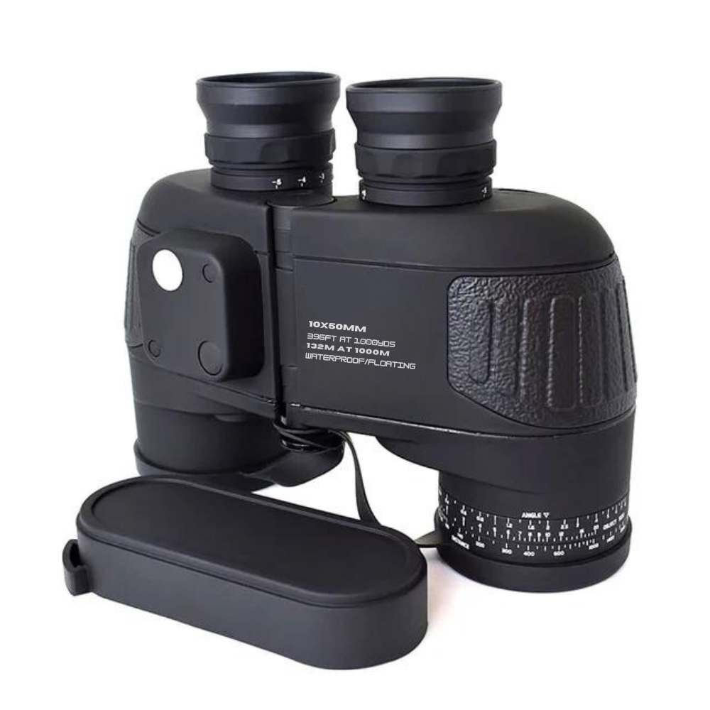 Military Binoculars 10x50 – Night Vision, Rangefinder & Built-in Compass – Waterproof & Ultra-Rugged